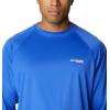 imageColumbia Mens Terminal Tackle PFG Triangle Long Sleeve ShirtTanzaniteWhite Logo