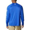 imageColumbia Mens Terminal Tackle PFG Triangle Long Sleeve ShirtTanzaniteWhite Logo