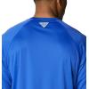 imageColumbia Mens Terminal Tackle PFG Triangle Long Sleeve ShirtTanzaniteWhite Logo