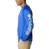 imageColumbia Mens Terminal Tackle PFG Triangle Long Sleeve ShirtTanzaniteWhite Logo