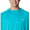 imageColumbia Mens Terminal Tackle PFG Triangle Long Sleeve ShirtTurquoiseCool Grey Logo