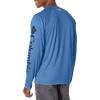 imageColumbia Mens Terminal Tackle PFG Triangle Long Sleeve ShirtViolet SeaCarbon Logo