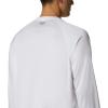 imageColumbia Mens Terminal Tackle PFG Triangle Long Sleeve ShirtWhiteRed Spark Logo