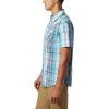 imageColumbia Mens Thompson Hill Yarn Dye Short Sleeve ShirtClear Water Oversize Buffalo Plaid