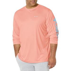 imageColumbia Mens Fork Stream Long Sleeve ShirtCoral Reef