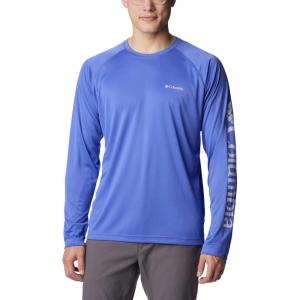 imageColumbia Mens Fork Stream Long Sleeve ShirtPurple Lotus