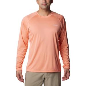 imageColumbia Mens Fork Stream Long Sleeve ShirtSummer Peach