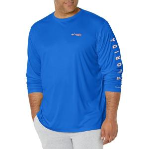 imageColumbia Mens Fork Stream Long Sleeve ShirtVivid BlueFlorida