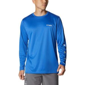 imageColumbia Mens Fork Stream Long Sleeve ShirtVivid BlueTexas