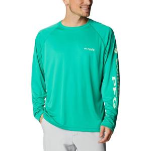 imageColumbia Mens Terminal Tackle PFG Triangle Long Sleeve ShirtCircuitKey West Logo