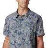 imageColumbia Mens Lakeside Trail Short Sleeve ShirtDark Mountain Rad Palms Print