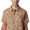 imageColumbia Mens Lakeside Trail Short Sleeve ShirtDelta Rad Palms Print