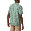 imageColumbia Mens Lakeside Trail Short Sleeve ShirtThyme Green Rad Palms Print