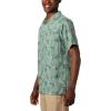 imageColumbia Mens Lakeside Trail Short Sleeve ShirtThyme Green Rad Palms Print