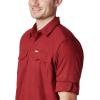 imageColumbia Mens Silver Ridge Lite Long Sleeve ShirtRed Jasper