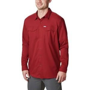imageColumbia Mens Silver Ridge Lite Long Sleeve ShirtRed Jasper