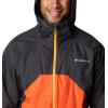 imageColumbia Mens Rain Scape JacketSharkRed Quartz