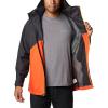imageColumbia Mens Rain Scape JacketSharkRed Quartz