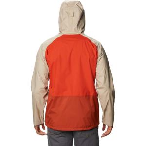 imageColumbia Mens Rain Scape JacketBonfire  Ancient Fossil  Dark Sienna