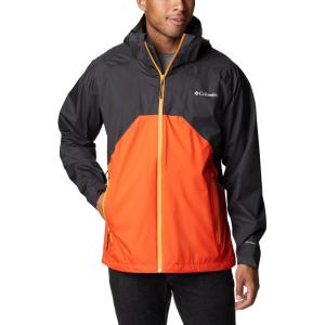 imageColumbia Mens Rain Scape JacketSharkRed Quartz