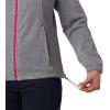 imageColumbia Womens Benton Springs Full ZipLight Grey HeatherFuchsia