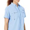 imageColumbia Womens PFG Bahama Ii UPF 30 Short Sleeve Fishing ShirtFaded Sky
