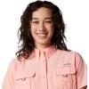 imageColumbia Womens PFG Bahama Ii UPF 30 Short Sleeve Fishing ShirtTiki Pink