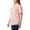 imageColumbia Womens PFG Bahama Ii UPF 30 Short Sleeve Fishing ShirtTiki Pink