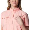 imageColumbia Womens PFG Bahama Ii UPF 30 Short Sleeve Fishing ShirtTiki Pink