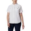imageColumbia Womens PFG Bahama Ii UPF 30 Short Sleeve Fishing ShirtWhite