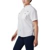 imageColumbia Womens PFG Bahama Ii UPF 30 Short Sleeve Fishing ShirtWhite