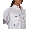 imageColumbia Womens PFG Bahama Ii UPF 30 Short Sleeve Fishing ShirtWhite