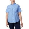 imageColumbia Womens PFG Bahama Ii UPF 30 Short Sleeve Fishing ShirtWhite Cap