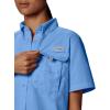 imageColumbia Womens PFG Bahama Ii UPF 30 Short Sleeve Fishing ShirtWhite Cap