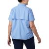 imageColumbia Womens PFG Bahama Ii UPF 30 Short Sleeve Fishing ShirtWhite Cap