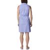 imageColumbia Womens PFG Bonehead Stretch Sleeveless Dress Cotton BlendFairytale Swiss Dot