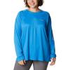 imageColumbia womens Tidal Tee Ii Long SleeveAzure BlueAir Logo