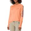 imageColumbia womens Tidal Tee Ii Long SleeveBright NectarCarbon Logo