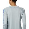imageColumbia womens Tidal Tee Ii Long SleeveCirrus GreyStormy Blue Logo
