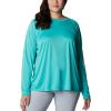 imageColumbia womens Tidal Tee Ii Long SleeveDolphinWhite Logo