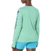 imageColumbia womens Tidal Tee Ii Long SleeveKelpStormy Blue Logo