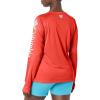 imageColumbia womens Tidal Tee Ii Long SleeveRed HibiscusWhite Logo