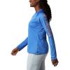 imageColumbia womens Tidal Tee Ii Long SleeveStormy BlueLight Coral Logo