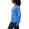 imageColumbia womens Tidal Tee Ii Long SleeveStormy BlueLight Mint Logo