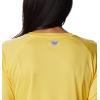 imageColumbia womens Tidal Tee Ii Long SleeveSun GlowWhite Logo