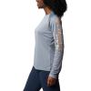 imageColumbia womens Tidal Tee Ii Long SleeveTrade Winds GreyLight Juice Logo