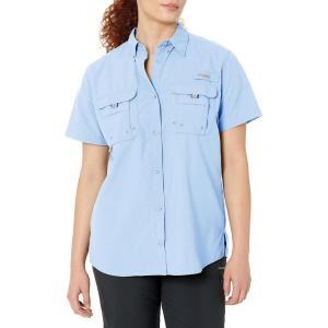 imageColumbia Womens PFG Bahama Ii UPF 30 Short Sleeve Fishing ShirtFaded Sky