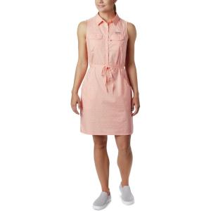 imageColumbia Womens PFG Bonehead Stretch Sleeveless Dress Cotton BlendPink