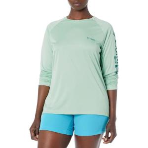 imageColumbia womens Tidal Tee Ii Long SleeveNew MintWaterfall Logo