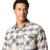 imageColumbia Mens Bearmouth Springs Roll Up Long Sleeve Flannel ShirtBlack Multi Tartan
